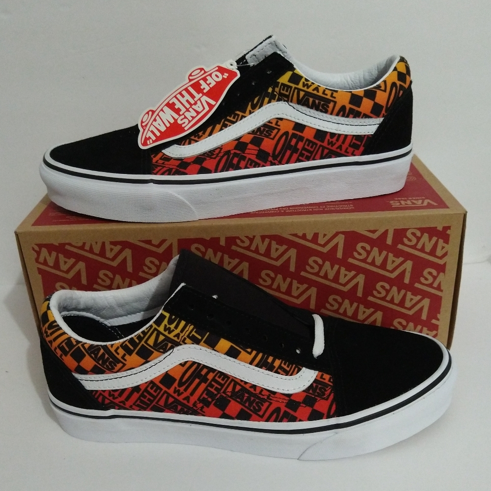 Vans Old Skool Logo Flame Women's Casual Shoes